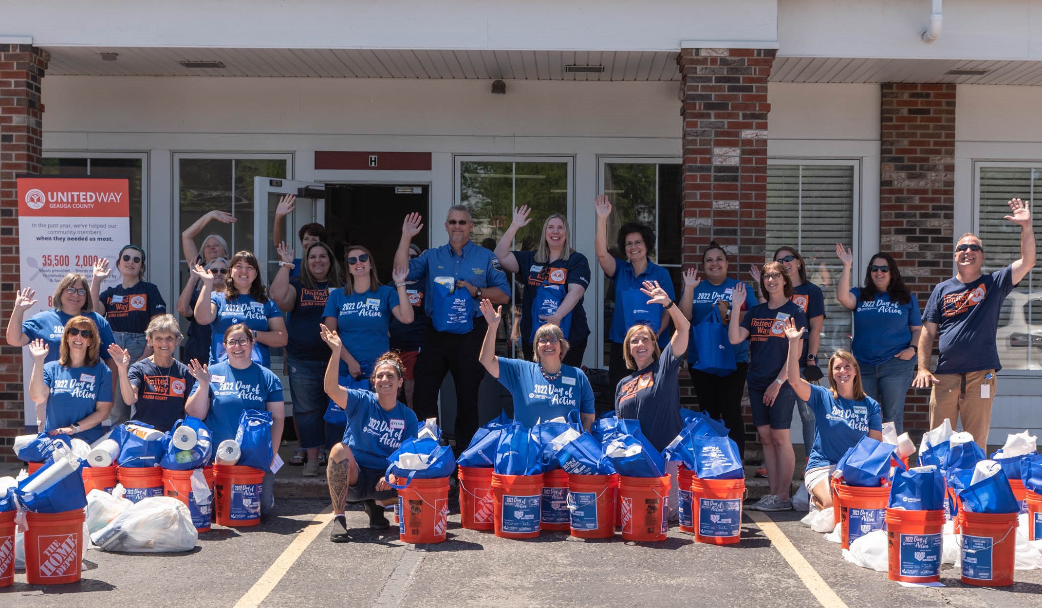 Geauga volunteers assembled Care Kits for eight Geauga County