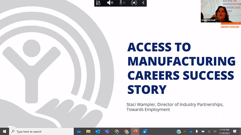 ACCESS to Manufacturing Careers Success Story