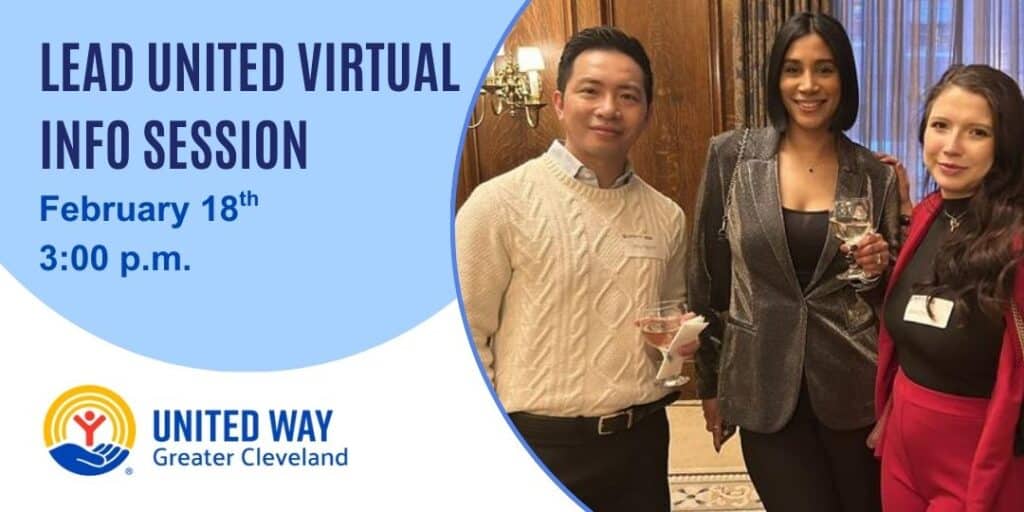 Lead united virtual info session graphic