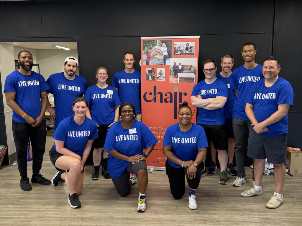 lead united group in matching live united t-shirts